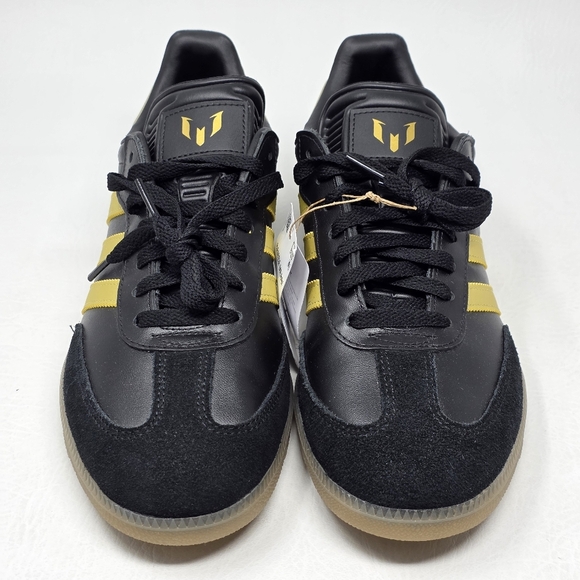 adidas Samba x Lionel Messi Triunfo Dorado Black Gold Men Shoes IH8159 Sz 11 New - Picture 6 of 12